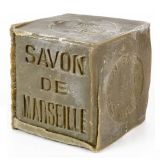 Bloc de savon de Marseille à l'huile d'olive du chaudron à savon